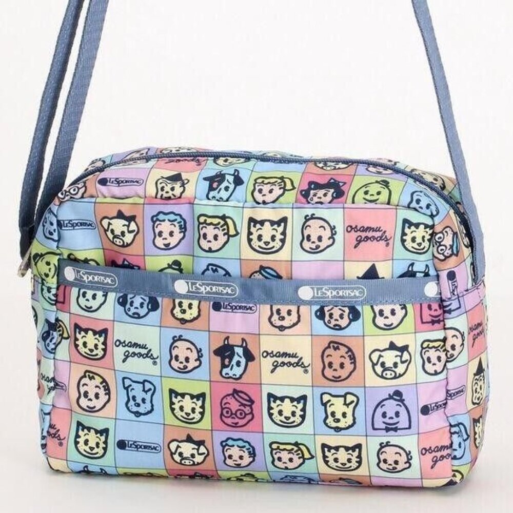 Lesportsac Osamu Goods Checkered Flag Crossbody Shoulder Bag Cute Gift